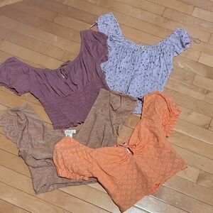 Lot of 4 tops
